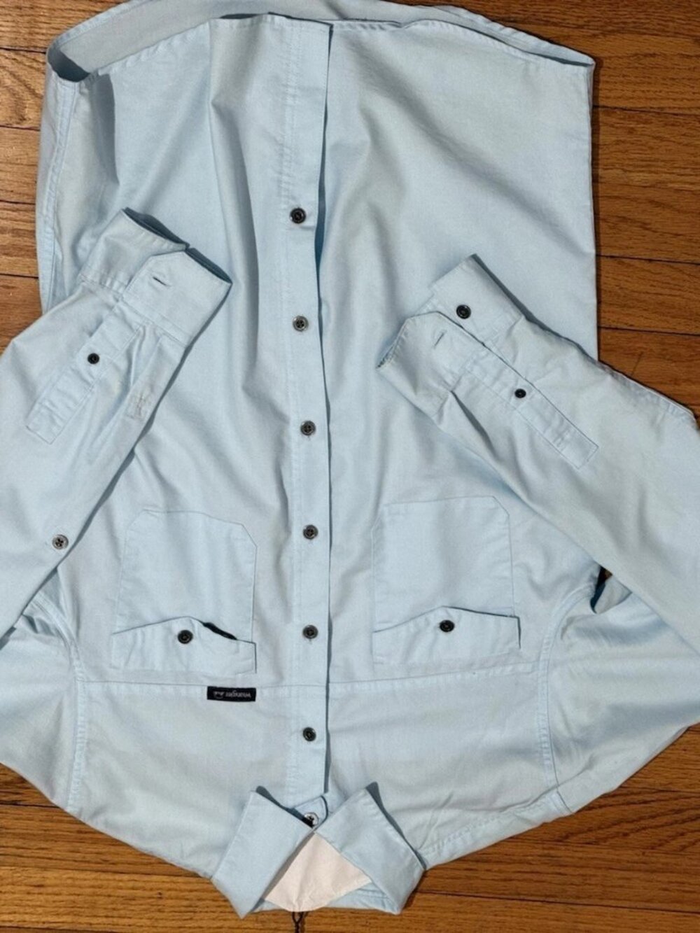 WRANGLER MENS LONG SLEEVE BUTTON UP SHIRT SIZE SMALL